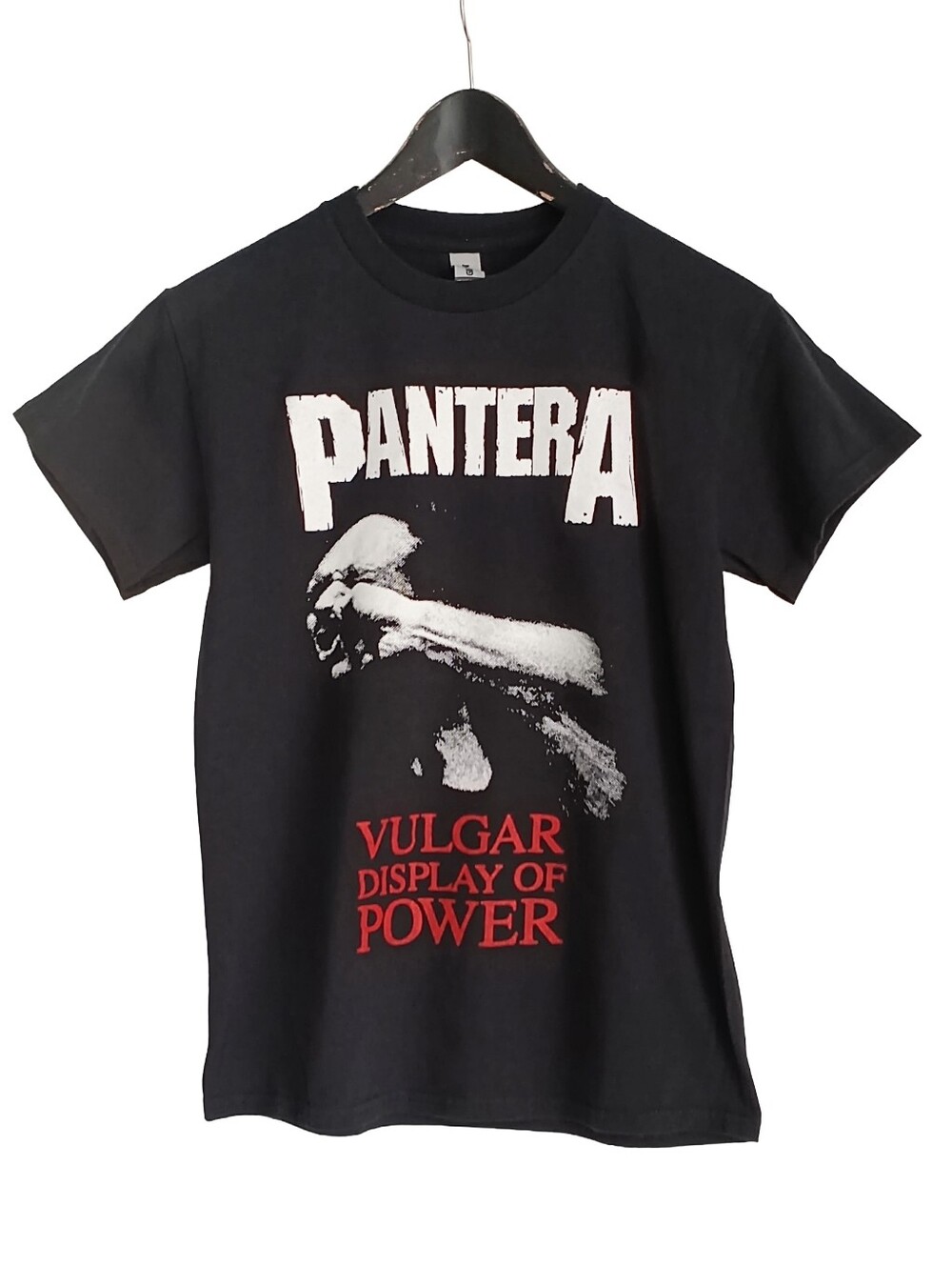 Pantera Vulgar Display of Power Band Tee Black Gildan Size Small